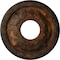 Ekena Millwork Leaf Ceiling Medallion (Fits Canopies up to 4 3/4"), 11 3/8"OD x 3 5/8"ID x 1 1/8"P, Rust CM11LFRUS - alternate 1